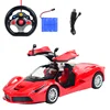 Large Size 1:14 Electric RC Car Remote Control Cars Machines On Radio Control Vehicle Toys For Boys Christmas Gift Door Can Open 6