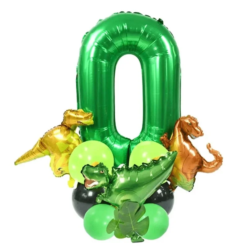 Dinosaurier Ballon Geburtstag Dekoration Anzahl Ballon Set Dinosaurier Cartoon Tier Geburtstag Dekoration Party Supplies für Kinder – Detail 20