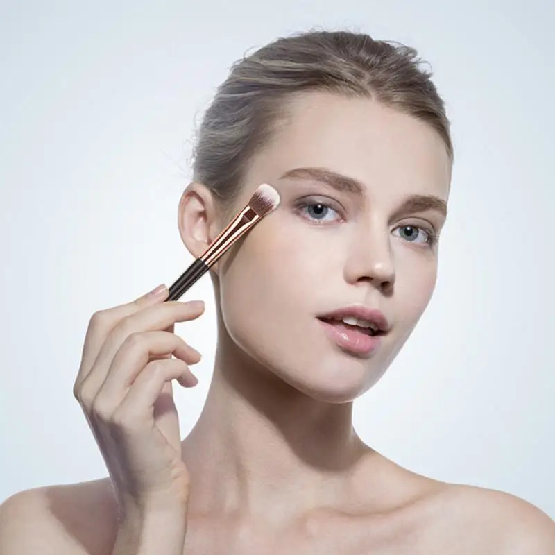

Набор кистей для макияжа, инструмент для косметики, пудры, теней для век, основы, румян, кисть коническая прозрачная матовая ручка, макияж
