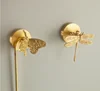 Gold Animals Shape Wall Mounted Hook Towel Hooks For Bathroom Clothes Coat Hanger No Drilling/ Drilling Bedroom Door Hooks Brass 4