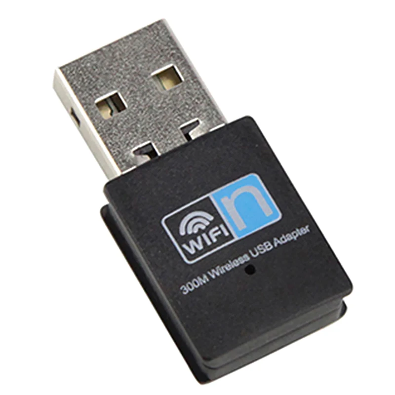 PC 데스크탑 컴퓨터용 미니 USB 무선 리시버 와이파이 어댑터, WLAN 카드, RTL8188 어댑터 네트워크 카드, 300Mbps, 802.11b/g/n, 1PC