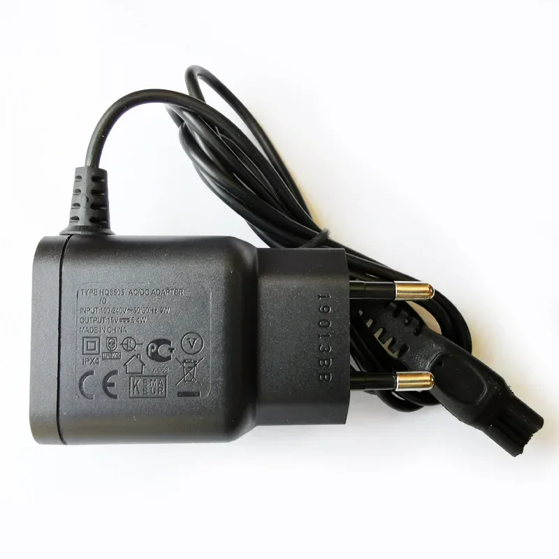 15V 5.4W 2-Prong Charger Power Adapter For PHILIPS Shavers HQ8505 HQ6070 HQ6075 HQ6090 HQ8500 HQ6073 HQ6076