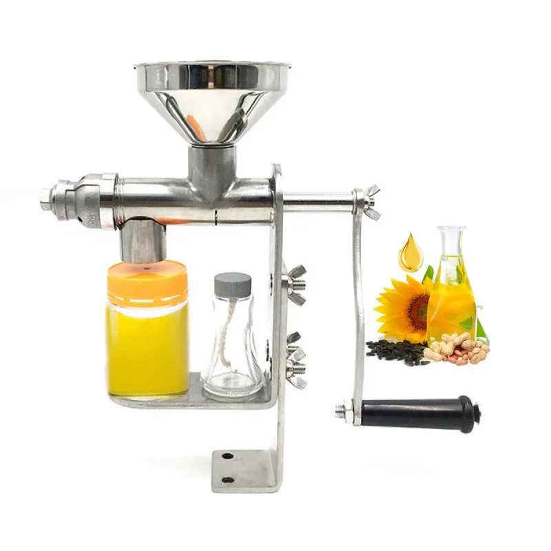 

Manual Oil Press Machine Expeller Extractor Stainless Steel#304 Homemade Oil