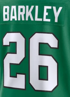 thumbnail image 1 of Camisetas de fútbol de la famosa marca Philadelphia con bordados personalizados para hombres, mujeres y jóvenes #1 HURTS #62 KELCE #26 BARKLEY, 1 of 5