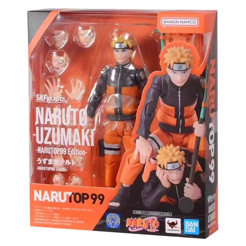 thumbnail image 1 of Figuras de Bandai Naruto Anime Figuras SHF Naruto Uzumaki Narutop99 Edición Colección Modelo Figura de acción de anime Juguetes para niños, 1 of 4