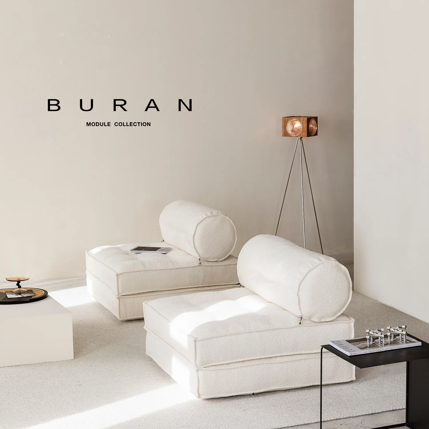 

Кремовый стиль тофу, складной двухцелевой напольный диван из белой ткани, квадратный Съемный и моющийся диван-кровать