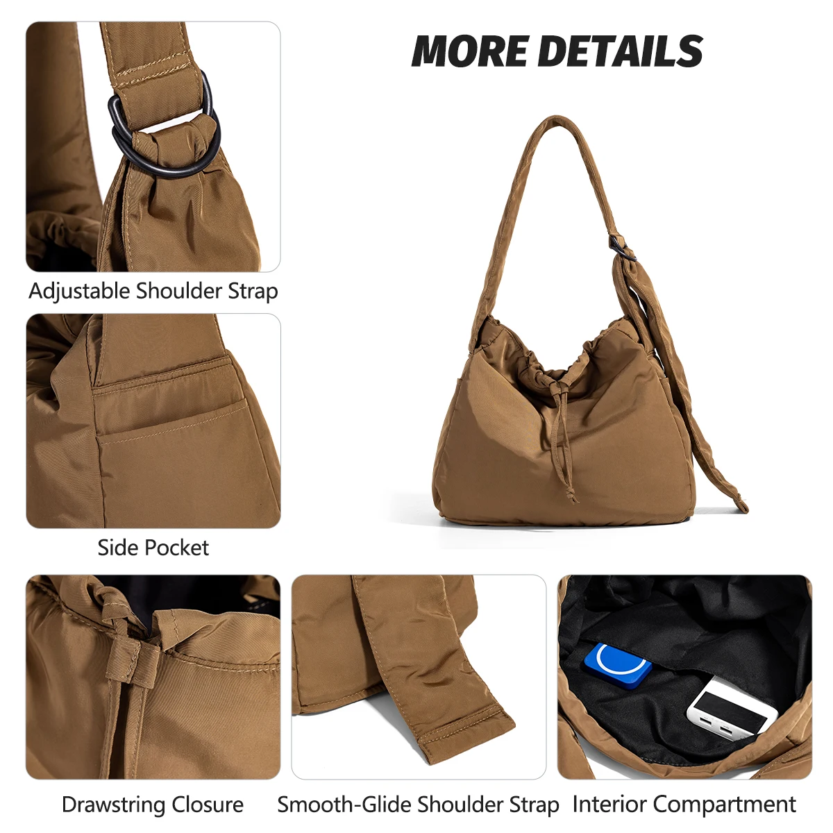 Tote Bag, Large Capacity, Commuting, Going Out, Shoulder Bag, Women's Lightweight Handbag, Student Class Canvas Bag, Men's Autumn and Winter Style, Shopping, Hiking, Trekking