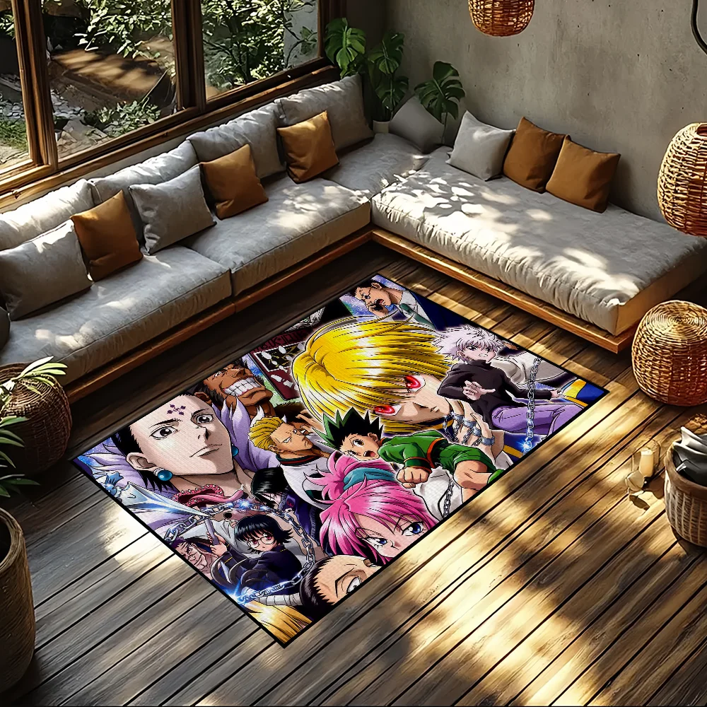 Cool HUNTER X HUNTER Anime Door Mat Welcome Entrance Balcony Bathroom Floor Non-slip Rug Bedroom Carpet Home Decoration 3
