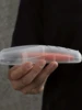 1pc Plastic Travel Razor Case Outdoor Camping Business Trip Portable Razor Holder Container Storage Shaving Box 2