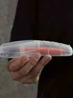 1pc Plastic Travel Razor Case Outdoor Camping Business Trip Portable Razor Holder Container Storage Shaving Box 2