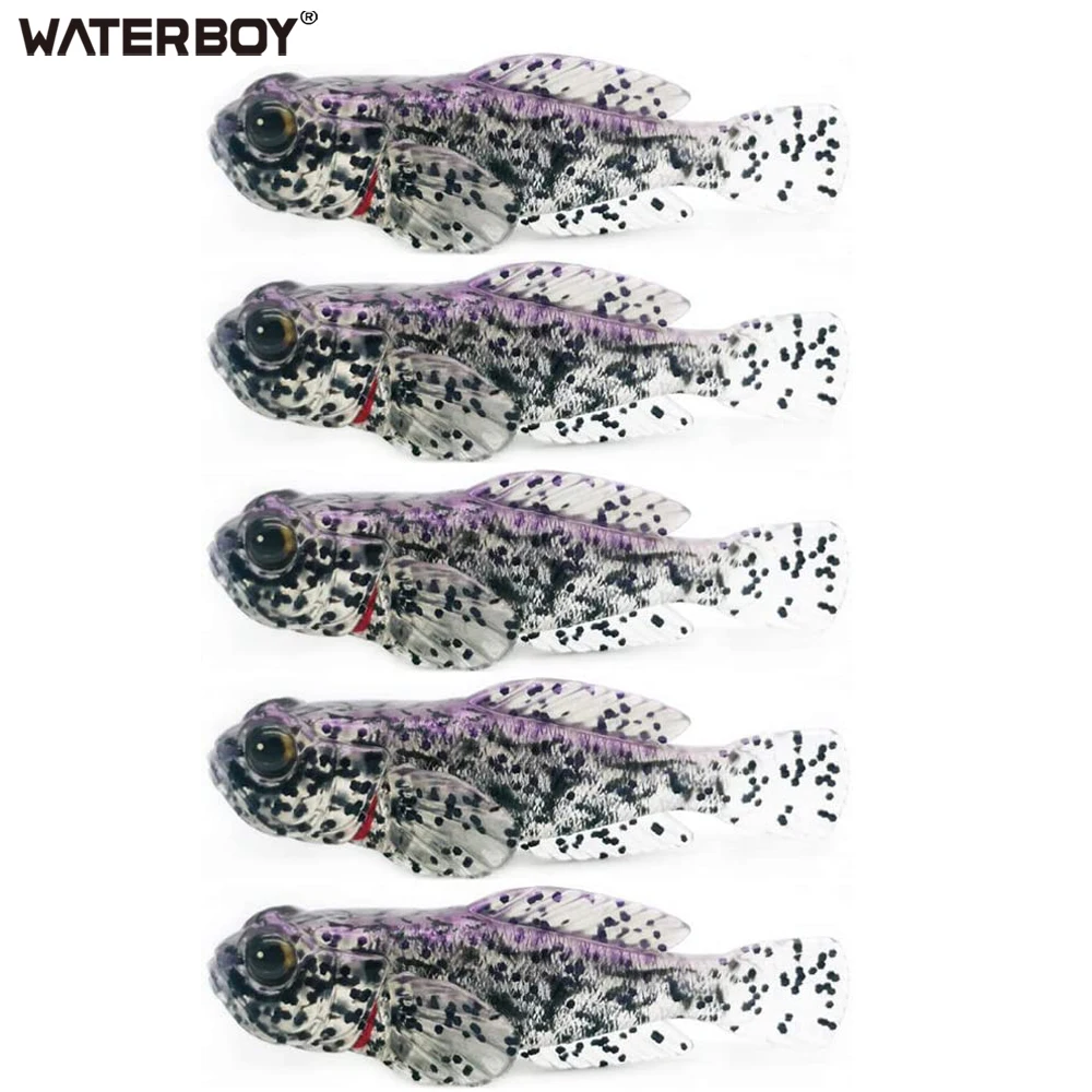 Premium Goby Soft Bait Fishing Lure Set - 5 Pack