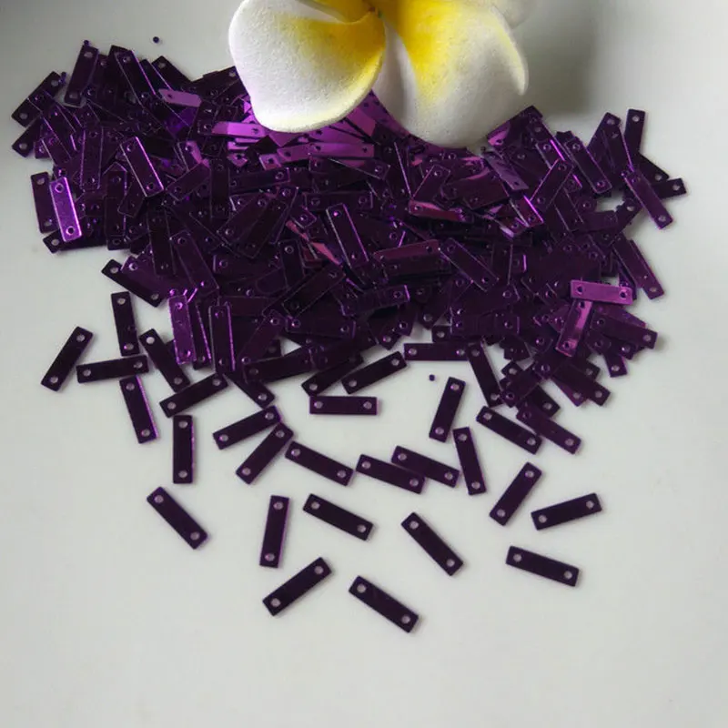 Pailletten-Pailletten, 10 mm, 15 mm, 22 mm, 19 mm, 40 mm, PVC, langer Streifen, Doppelloch, lose Pailletten, Hochzeitsdekoration, DIY-Kleidung, Dekoration, 10 g – Detail 9
