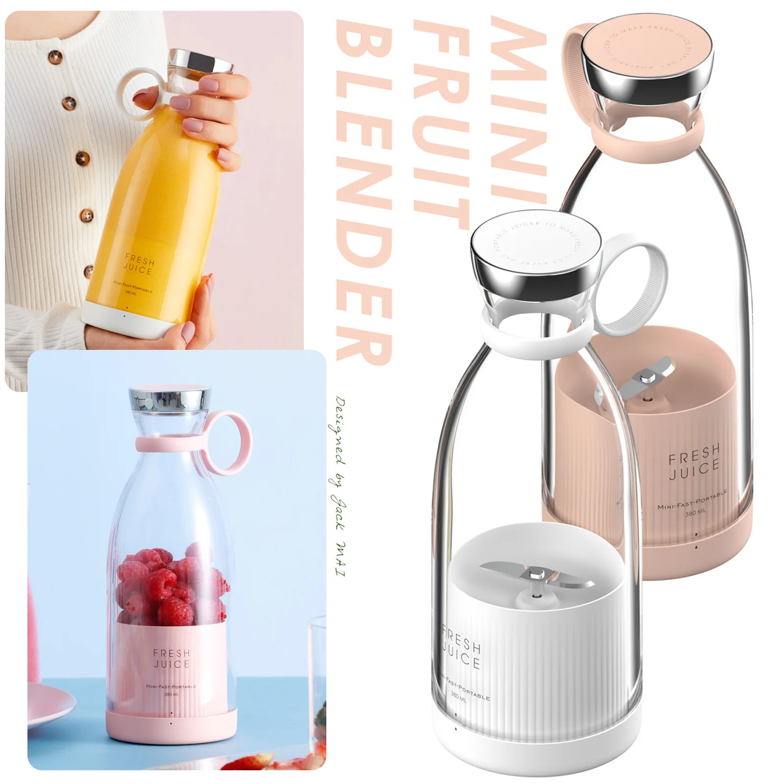 Portable Blender Personal Size Blender for Juice Shakes Smoothies