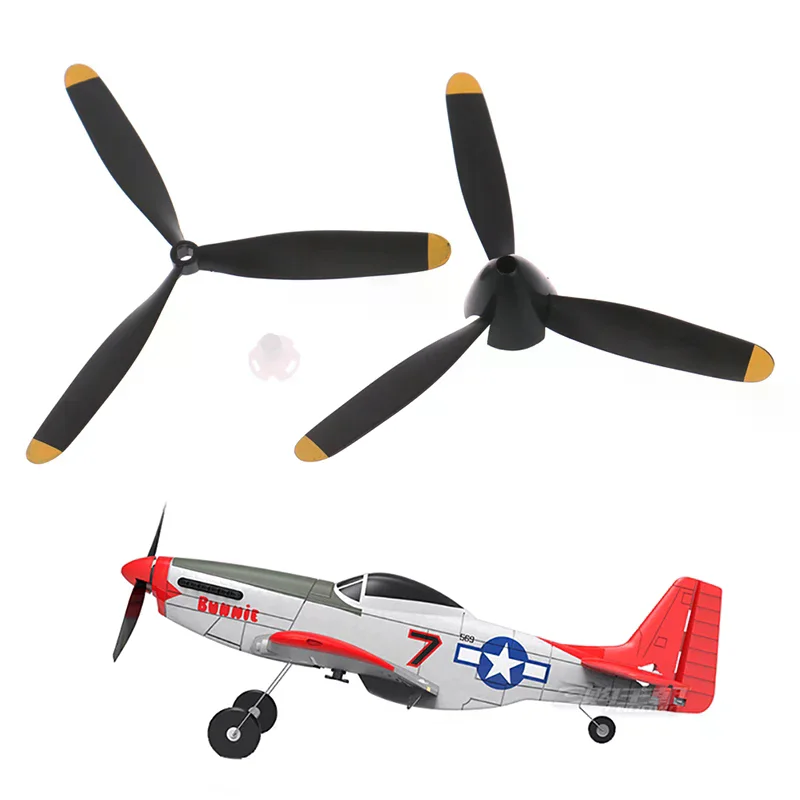 Lot de 1 hélice 3 pales pour drone, gris clair et vert clair côte à côte, achat pour remplacement rapide.