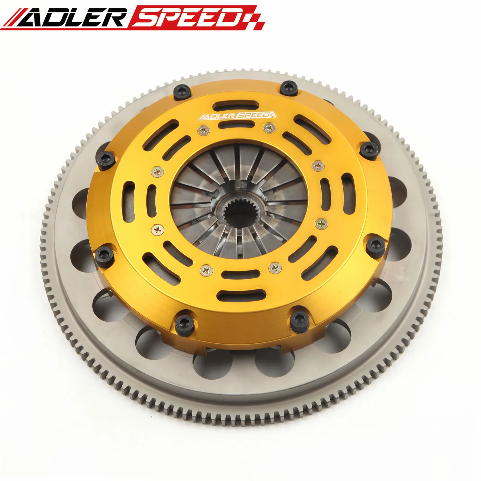 ADLERSPEED 7.25인치(185mm) 레이싱 싱글 디스크 클러치 키트 & 플라이휠 (97-05년식 아우디 A4 1.8T B5 B6 중량급)