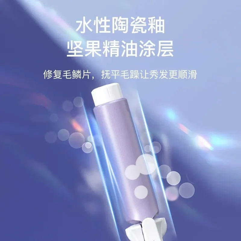 40mm Hair Curlers Negative Ion Ceramic Care Big Wand Wave Hair Styler Curling Irons 3 Temperatures Fast Heating Styling Tools