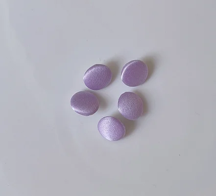 1Set (50PCS Buttons and 50 Buttonhole) Colorful Colors Satin Cloth Button Buttonhole Wedding Dress Back Handmade Diy Accessories 