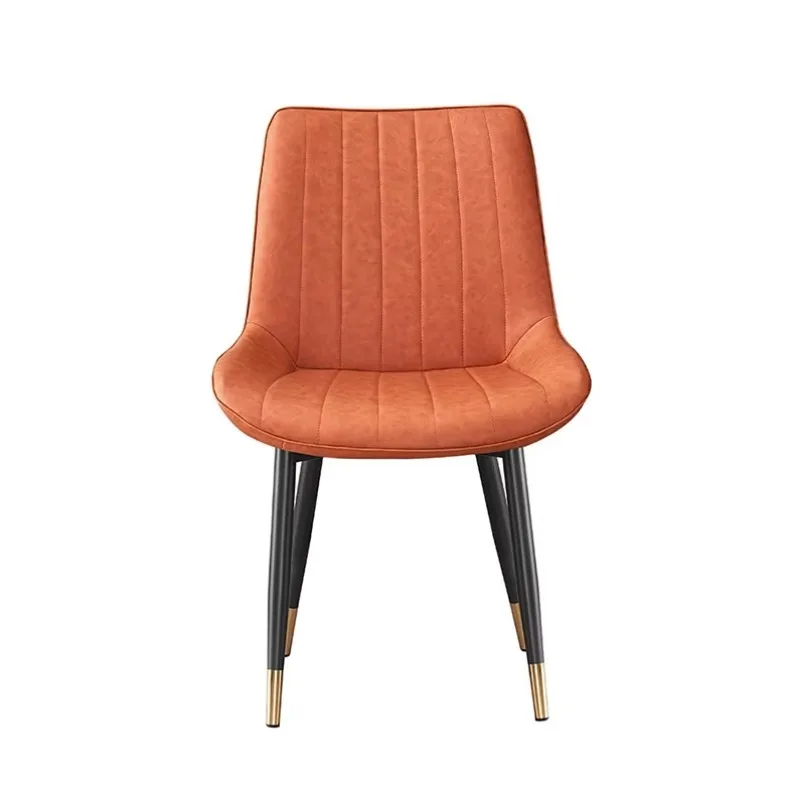 Manufacturers Direct Selling Leather Soft Cafe Dining Chairs Household Simple for Restaurants and Coffee Shop Chair