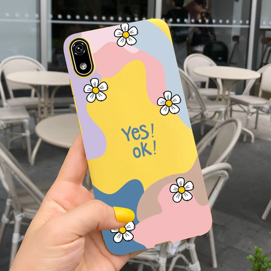 Stylish Painted Silicone Soft TPU Phone Case - Protective Back Cover Bumper