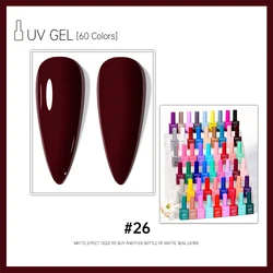 15ml Neon Gel Nail Polish Set - Vibrant Multi - Color Collection (26)