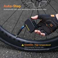 משאבת חשמלית AT1 Pro Mini של anoutway לאופניים עם מסך, טעינה מהירה של 25 דקות, סוללה בנפח של 120PSI ומקסימום של 450mAh 5