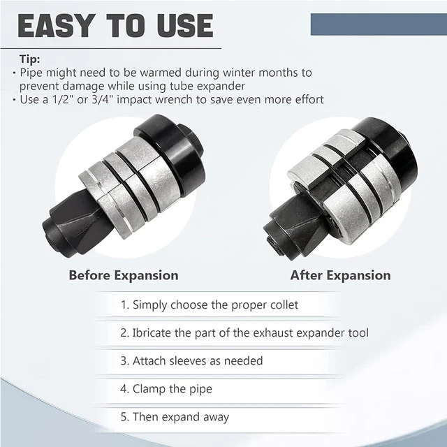Espansore Tubi Di Scarico 54-87mm - Utensile Per Meccanica - Foto 10