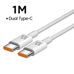 40W Dual Port Type C PD Fast Charger with USB - C to USB - C Cable - 1M C to C