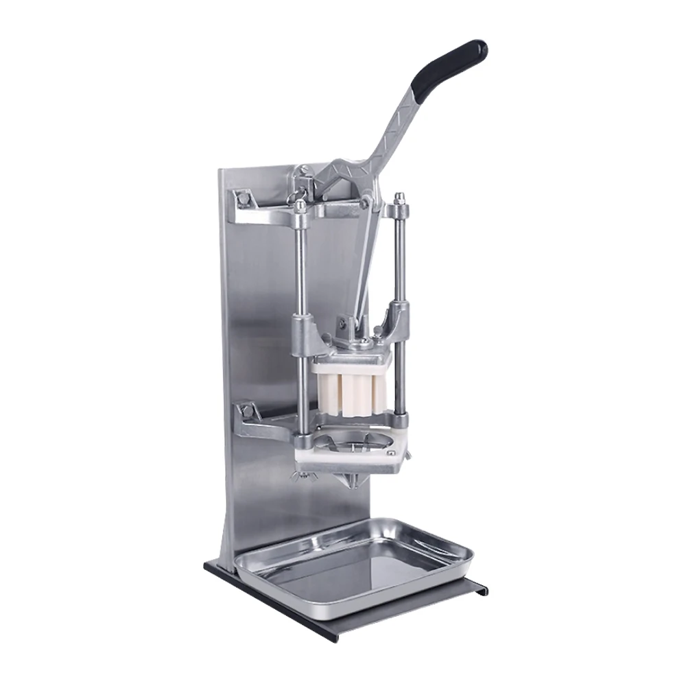 Manual Potato Cutter Multifunctional Vegetable Cutting Machine Vertical Fries Maker With 4 Blades Restaurant Kitchen Tools
