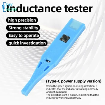 Tester di Induttanza per Schede Madri, Tester per Bobine per Riparazione PCB, Rilevatore di Guasti Alimentato USB-C, Misuratore di Induzione Elettromagnetica