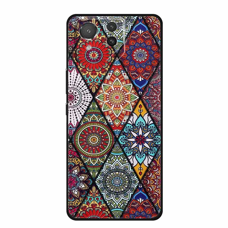 Premium 3D Embossed Black Silicone Soft Back Cover Case