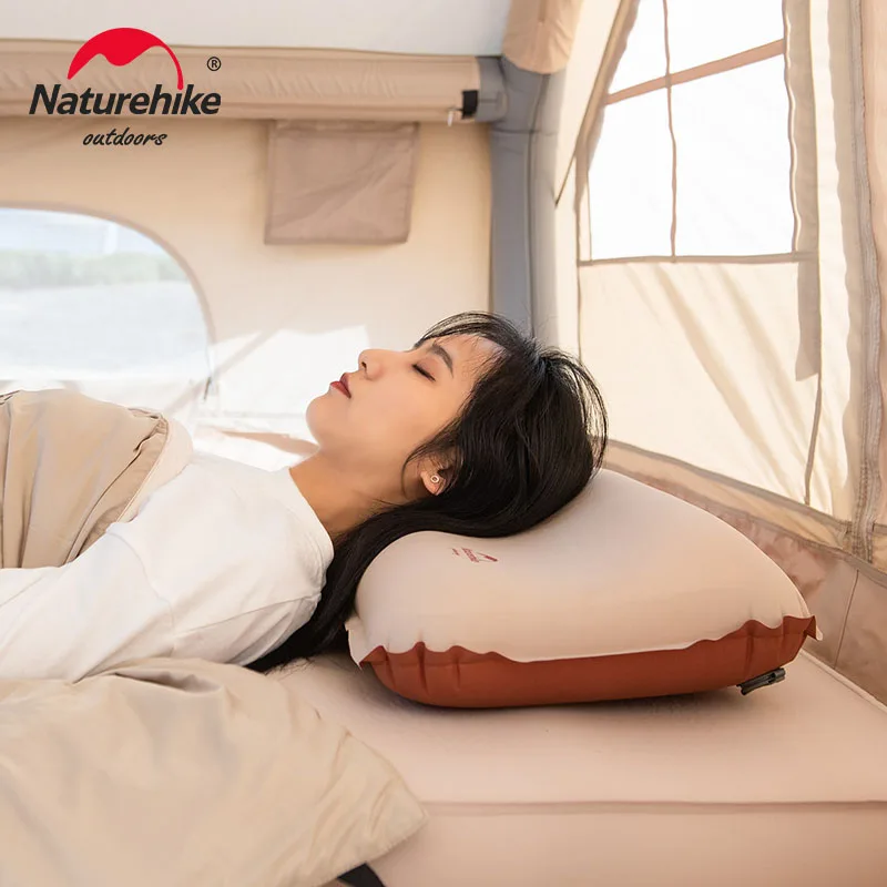 Naturehike Camping Pillow Self Inflating Pillow 3D Ultralight Sponge Outdoor Travel Automatic Inflatable