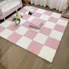 Plush Foam Floor Mat Children Kids Rug Play Mat EVA Foam Soft Baby Fluffy Floor Tiles Climbing Rugs Living Room Carpet 1
