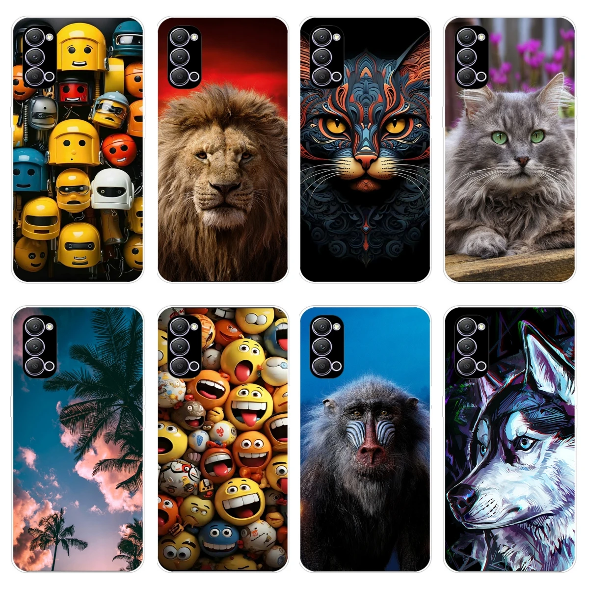 Per Oppo Reno4 Pro Case Reno 4 Custodia Morbida In Silicone Verniciato Carino Per Oppo Reno4 5G Reno 4 Pro 5G Cph2089 Custodie Per Telefoni Fundas Coq