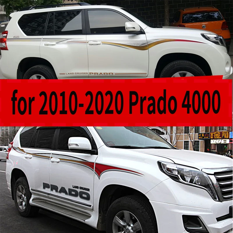

2010-2020 Car Decals Stickers for Toyota Land Cruiser Prado4000 Spare Wheel Cover Trim Auto Spare Tires Decoration Accessories