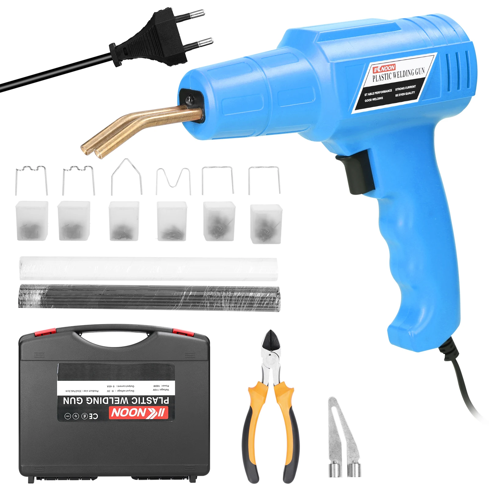 100W Plastics Welding Machine Repairs Kit Thermal Cutting Hot Stapler