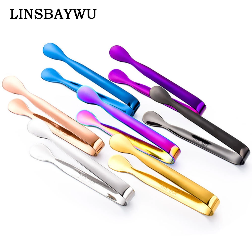 Pinze per zucchero con manico a rosa, vintage, in acciaio inox, per