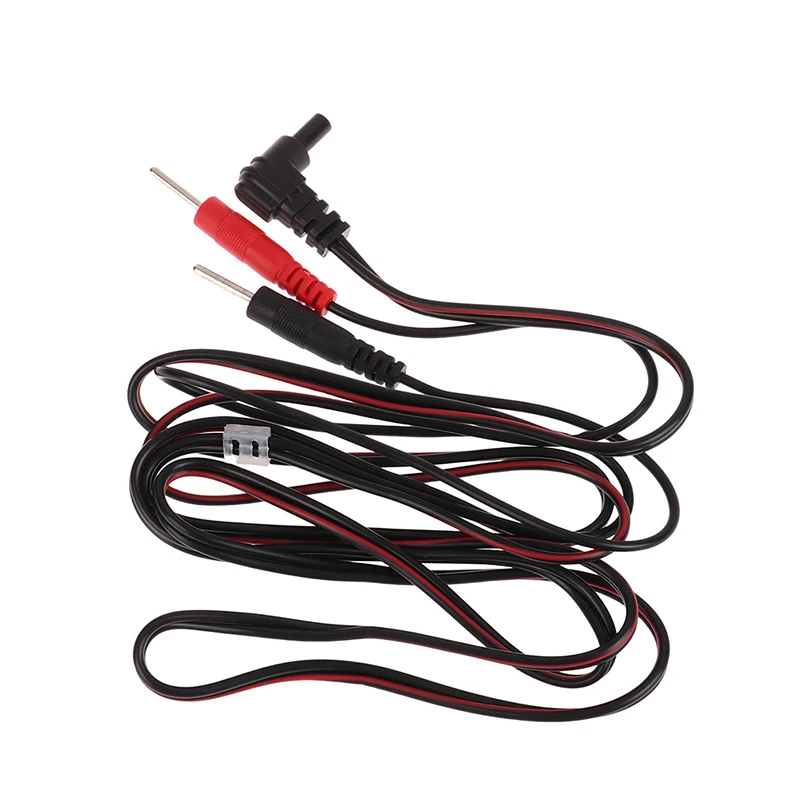 2.35mm New Electrotherapy Electrode Lead Electric Shock Wires Cable For Massager Connection Cable Massage And Relaxation electrode lead wires