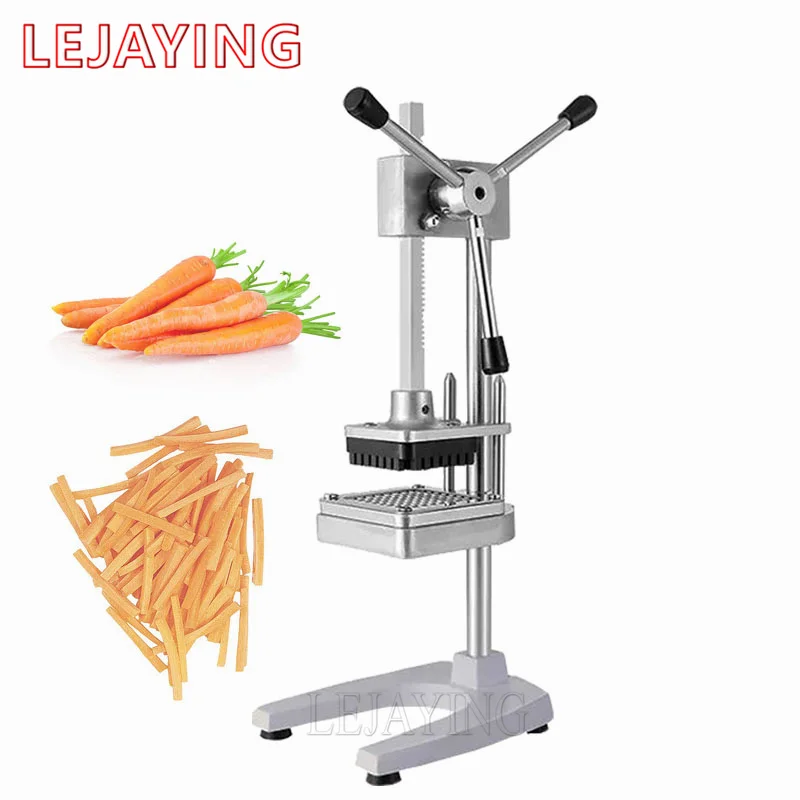 Manual Potato Cutter Potato Chip Cutter Vegetable Cutting Machine Strip Dice Cube Slice Food Processor