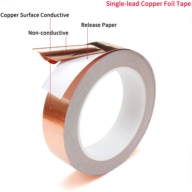 High Conductivity Single and Double Sided Copper Foil Tape for