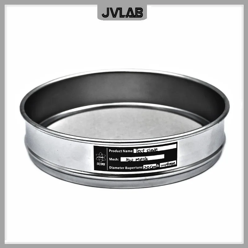 Standard Laboratory Test Sieve Sampling Inspection Pharmacopeia Sieve 304 SUS Filter Mesh Chroming Frame R20cm 100 Mesh/ 0.15 mm