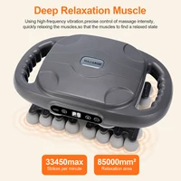 42 Heads Fascia Gun Wireless Vibration Body Massage Gun 9 Speed Red Light Deep Tissue Muscle Relax Massager for Gym Office Home 2