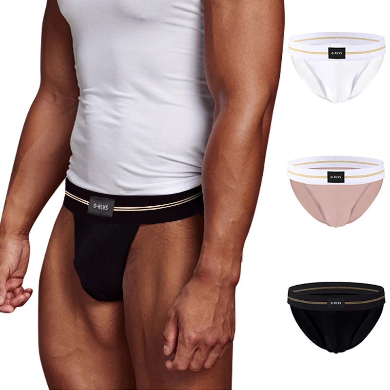 Men Underwear 1/2/3 PCS Seamless Hip Design Mens Underwaer Super Large Wide 5cm Elastic Band Independent Codpiece Boy Short Pants