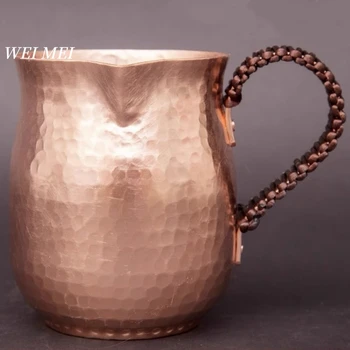 Vintage Hammered Copper Mug 1