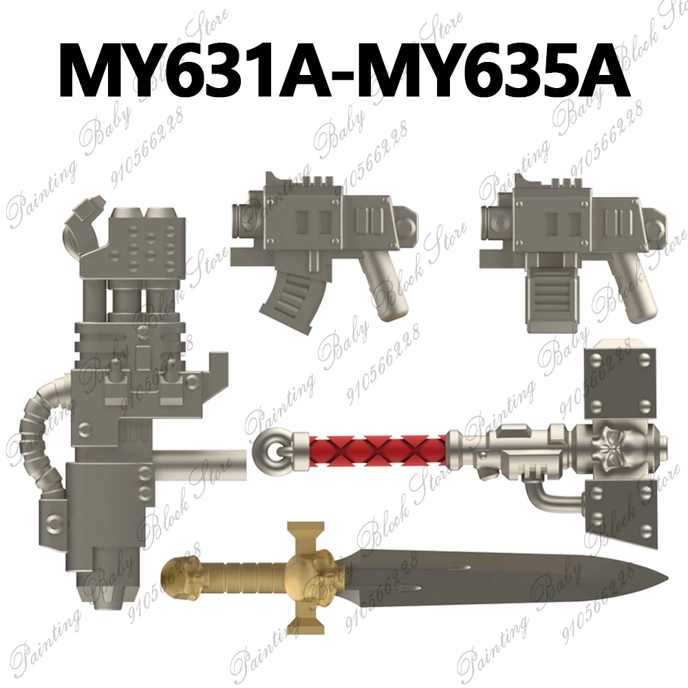 Building Block Toy Gift MY631A-MY635A MY631B-MY635B Compatible With Action Figure Part Kid Ask Custom Service For Complete Image