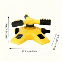 360 Degree Automatic Rotating Sprinkler Head For Nursery Irrigation, Rotating Three-way Sprinkler Series Sprinkler 5