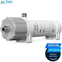 ALTHY 0.01μm PVDF Ultrafilteration Water Filter System สําหรับการลดแบคทีเรีย, เมมเบรน UF แบบล้างทําความสะอาดได้, น้ําดื่ม 1