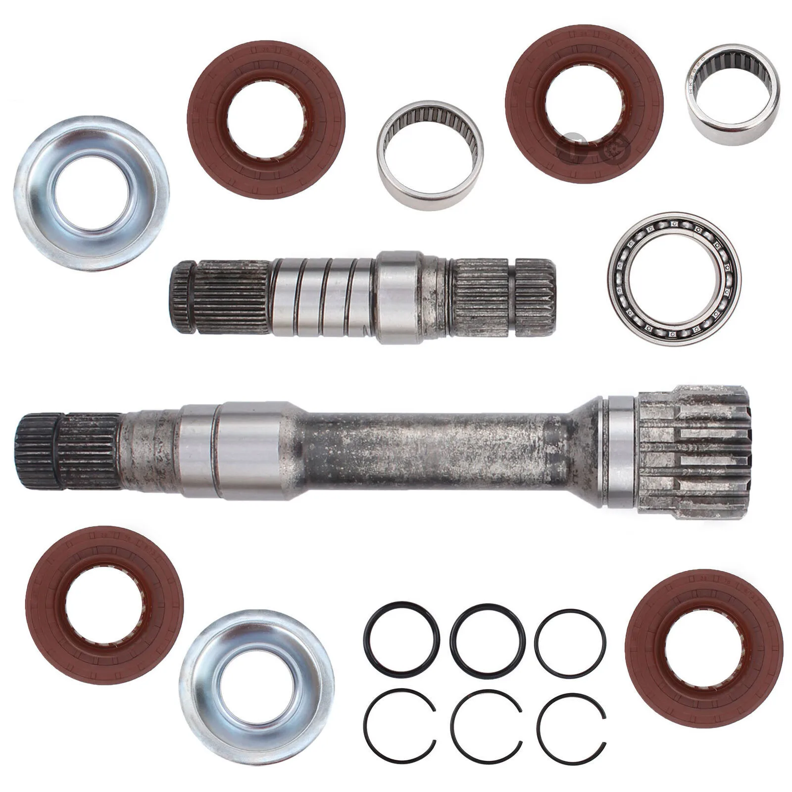 New 68257420AF Front Differential Axle Rebuild Kit w/Inner Intermediate