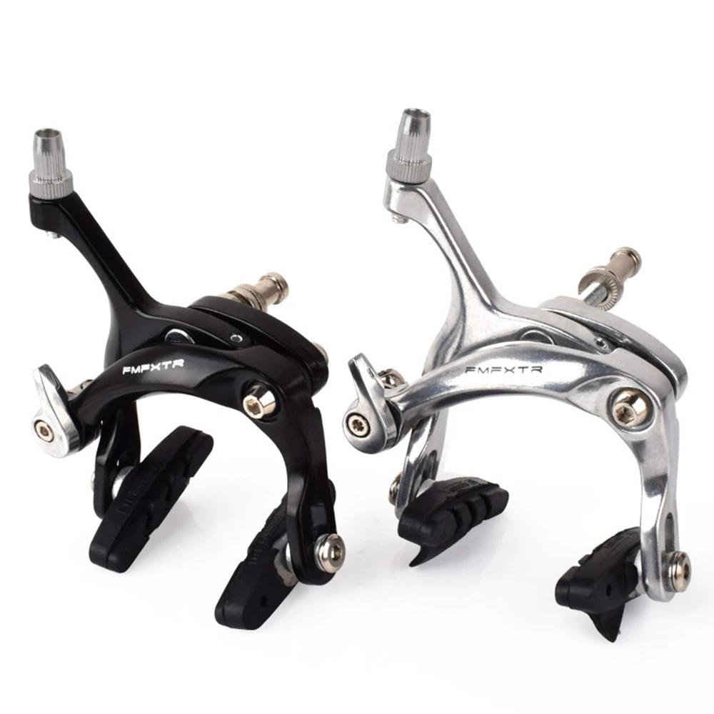 1pair Bicycle Brake Caliper Dual Pivot Ushape Short Reach Aluminum