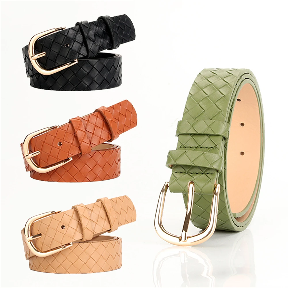 Fashion trend and personality with lady alloy pin buckle belt K814