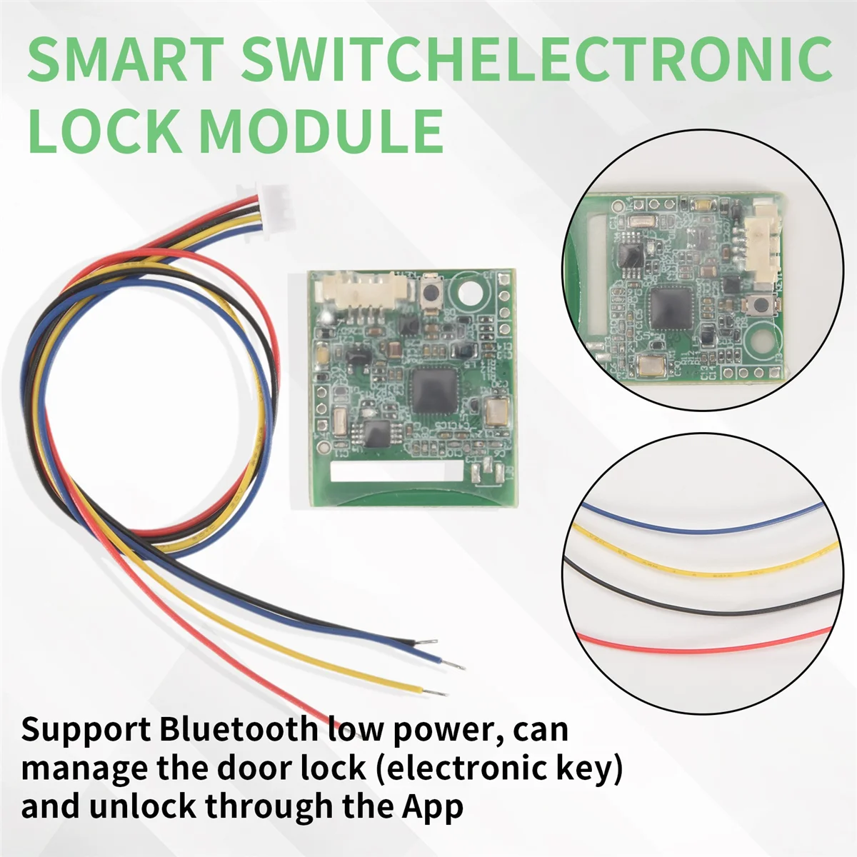 SWXF 4.5-10V BLE5.0 TTLOCK APP용 스마트 스위치 전자 잠금 모듈/홈용 Gateway G2와 함께 작동